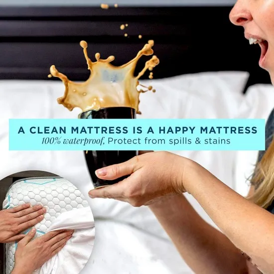 Натяжний непромокальний наматрацник